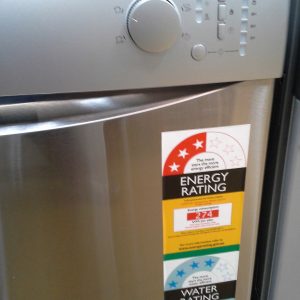 Euro tag 60cm Freestanding S/S Dishwasher 6 Program, Model:W60A1A401A BRAND NEW 70 Ways