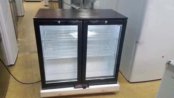 EUROTAG 208L 2 DOOR UNDER BENCH BACK BAR DISPLAY FRIDGE 70 Ways