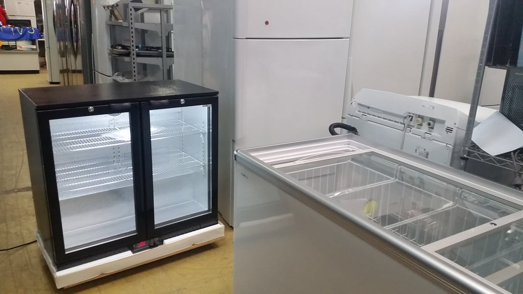EUROTAG 208L 2 DOOR UNDER BENCH BACK BAR DISPLAY FRIDGE 70 Ways