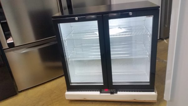 EUROTAG 208L 2 DOOR UNDER BENCH BACK BAR DISPLAY FRIDGE 70 Ways