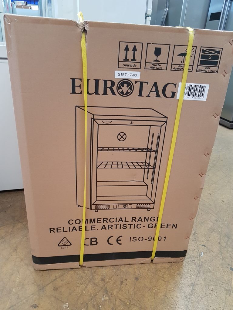 EUROTAG 138 L SINGLE DOOR UNDER BENCH BACK BAR DISPLAY FRIDGE 70 Ways