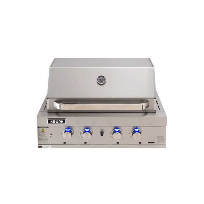 4 Burner Built-In BBQ + Hood- EAL900RBQ 70 Ways
