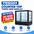 Counter Top Three-Side Display Fridge – Ex Display Unit