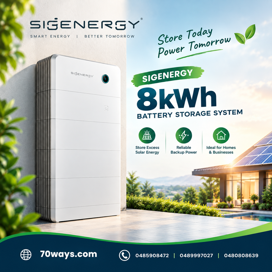 Sigenergy 8kWh Battery Storage System | Smart Solar Energy Storage
