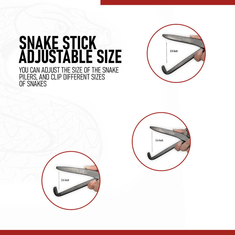 40-Inch Professional Snake Catcher | Heavy-Duty Grabber with Non-Slip Grip 70 Ways