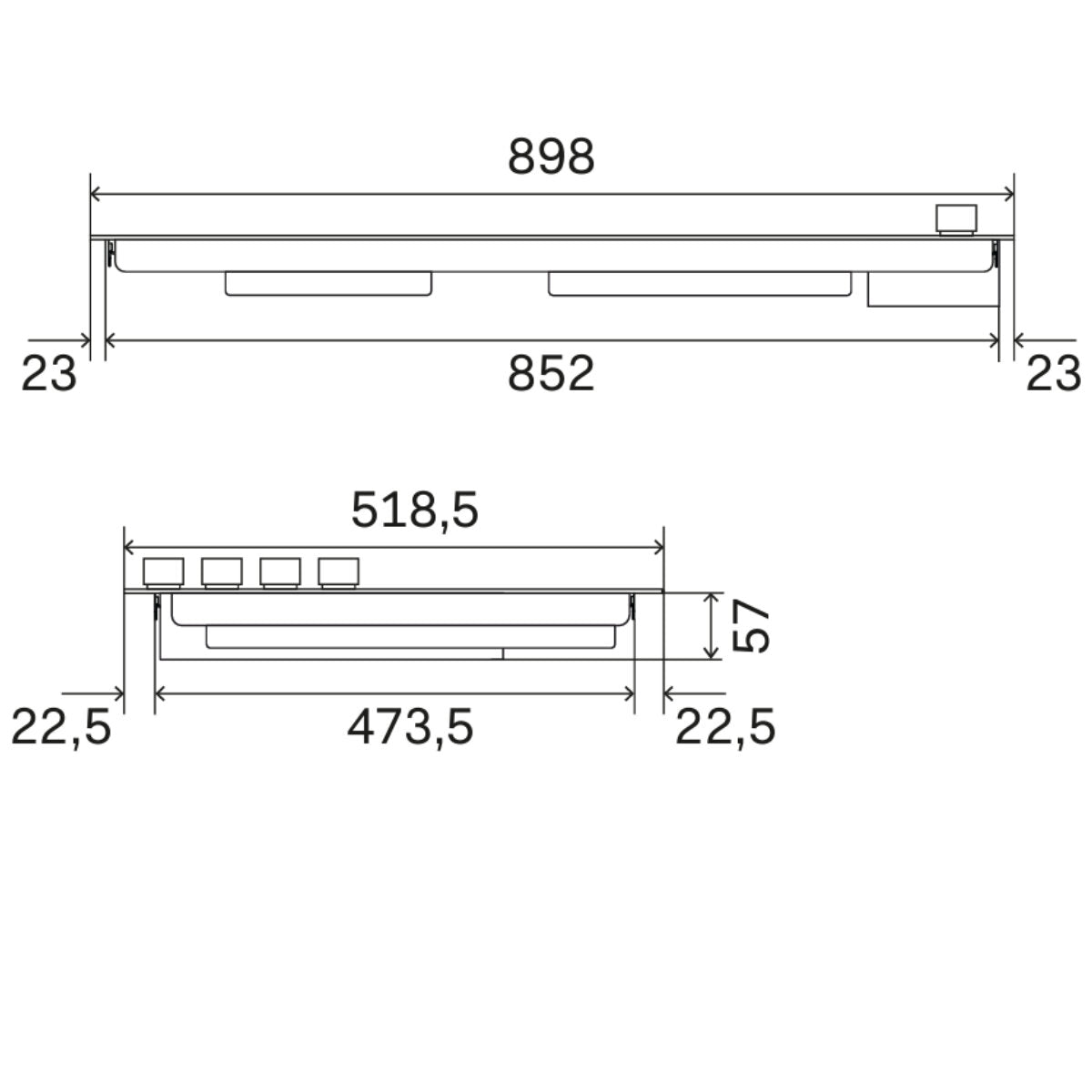 ILVE 90cm Induction Ceramic Glass Cooktop KHVI395BK 70 Ways