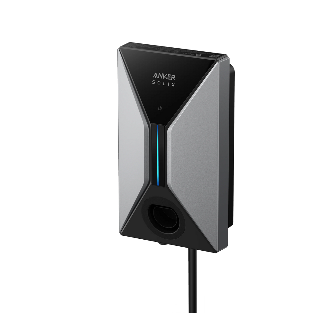 Anker SOLIX V1 Smart EV Charger – 7.4kW & 22kW, 7m Type 2 Cable