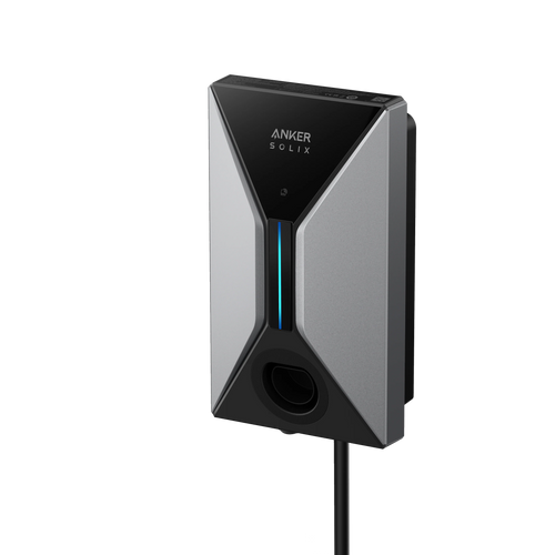 Anker SOLIX V1 Smart EV Charger – 7.4kW & 22kW, 7m Type 2 Cable