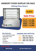 Ambient Food Display On Sale - Sliding Glass Doors 70 Ways
