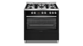 90 cm Black stove Ariston 70 Ways