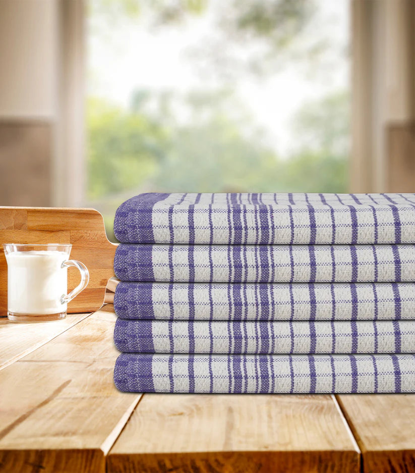 Luxury Jumbo Tea Towels | Commercial Grade 100% Cotton, Heavy Duty for Kitchen, 50x70cm 70 Ways