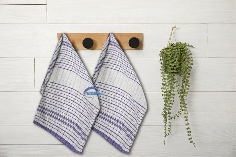 Blue Tea Towels JUMBO Size 50x70cm Commercial Grade Heavy Duty 100% Cotton 70 Ways