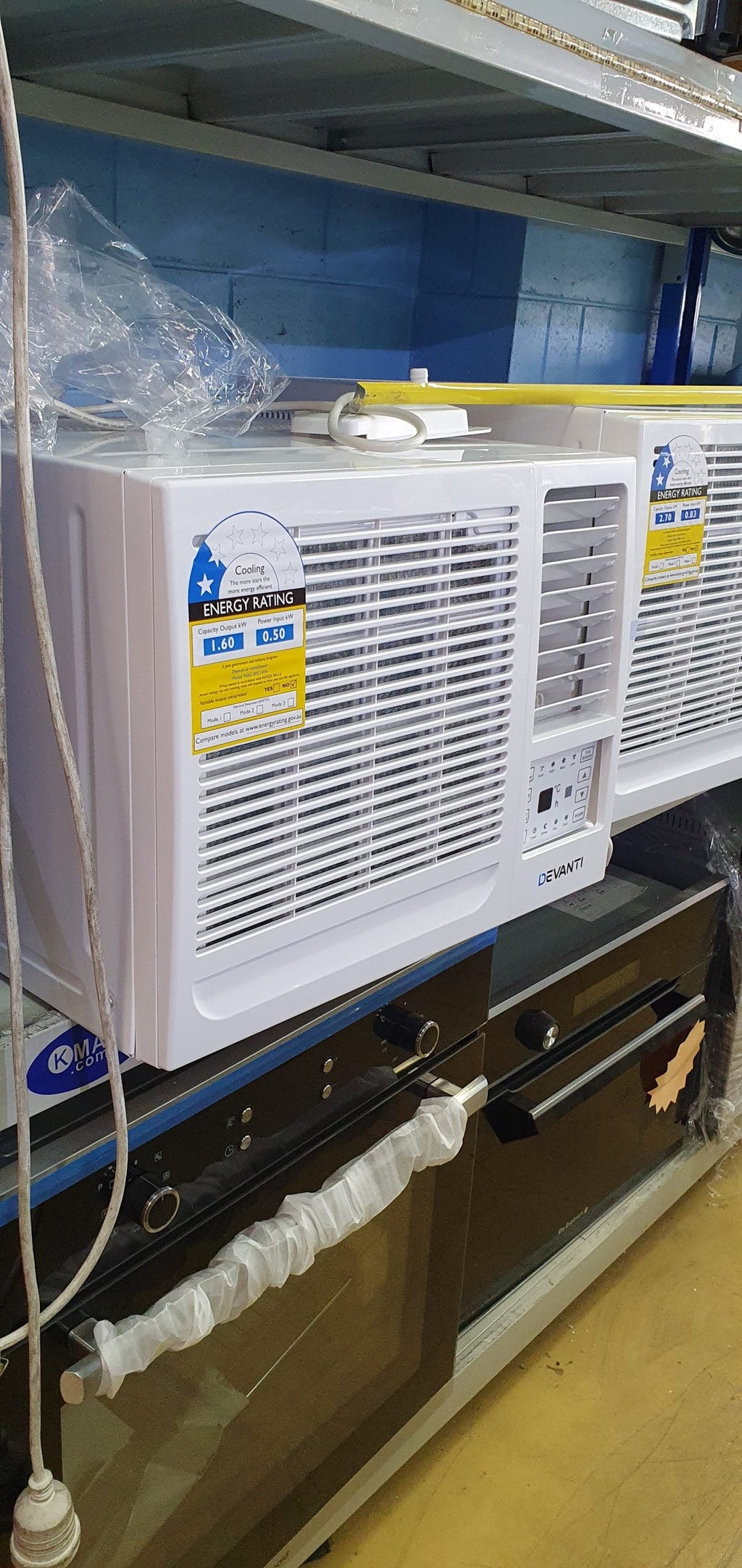 Devanti 1.6kW Window Air Conditioner 70 Ways