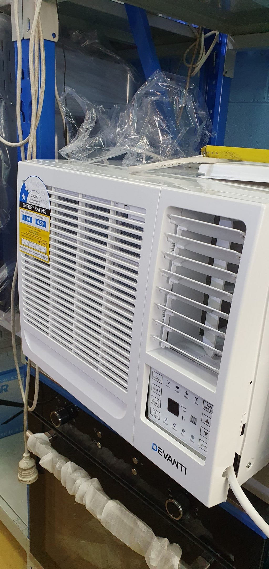 Devanti 1.6kW Window Air Conditioner 70 Ways