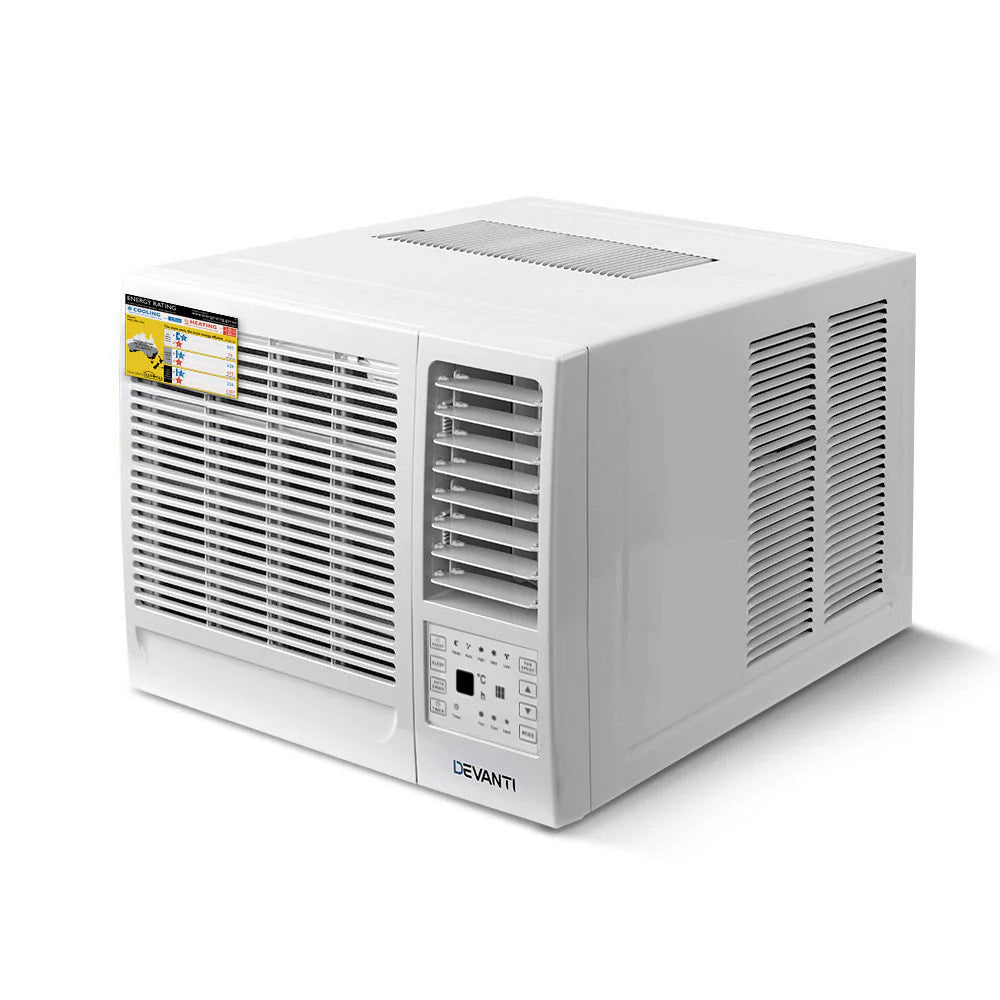 Devanti Window Air Conditioner Portable 2.7kW Wall Cooler Fan Cooling Only 70 Ways