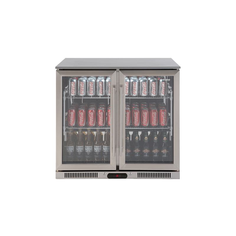 EA900WFSX2 – 208L Double Door Stainless Steel Beverage Cooler 70 Ways