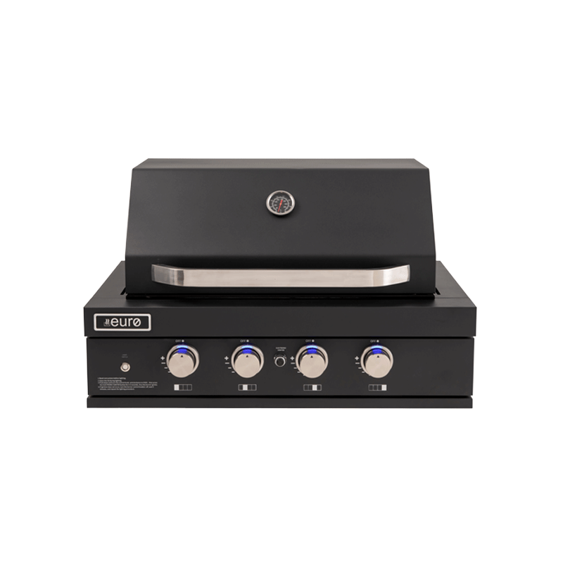 EAL900RBQBL – 4 Burner Black Built-In BBQ 70 Ways