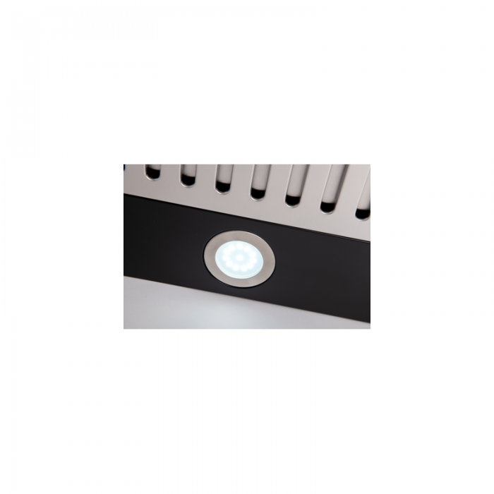 EBB900BK – 90cm Black Canopy Rangehood 70 Ways