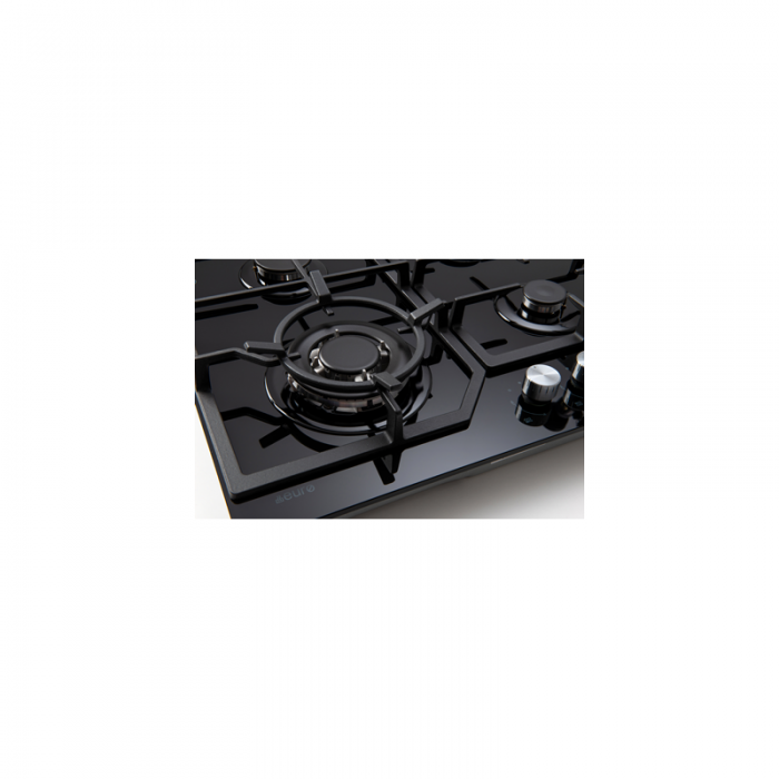 ECT600GBK – 60cm Gas on Glass Cooktop 70 Ways