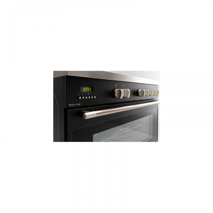 EUROTAG 90cm Black Dual Fuel Freestanding Oven-EFS900DBL 70 Ways