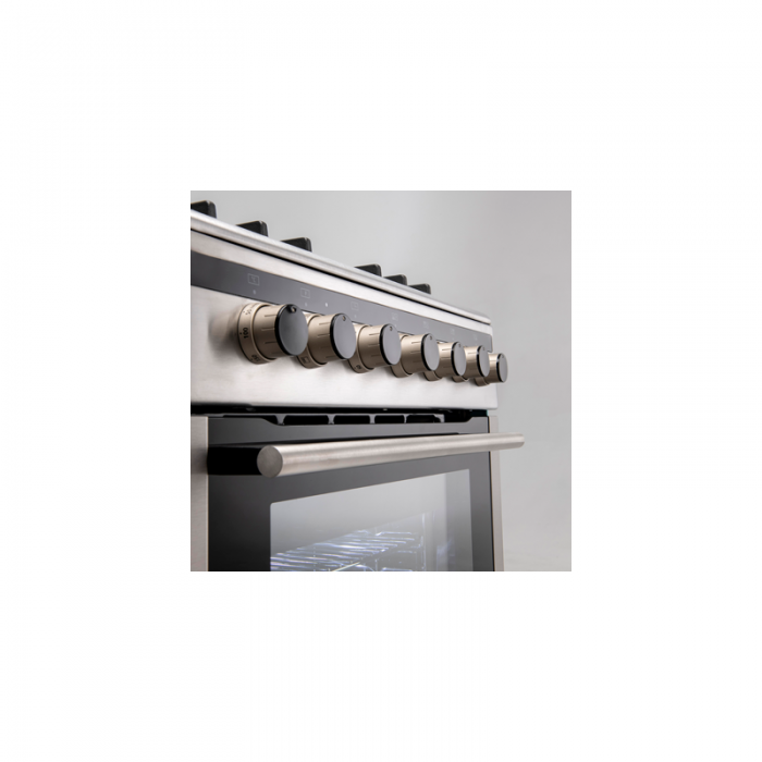 EV600DFSX – 60cm Dual Freestanding Oven 70 Ways