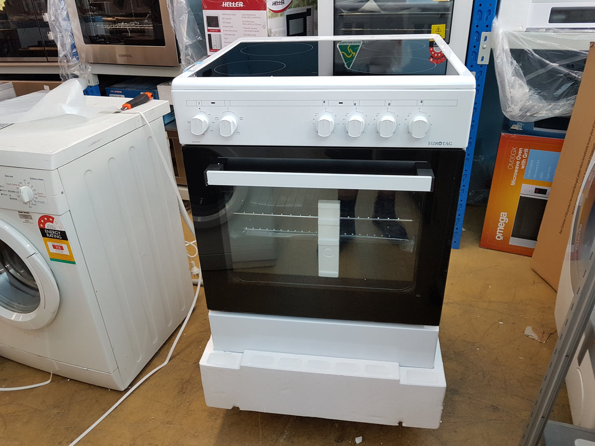 Eurotag 60cm Freestanding Electric Oven + Ceramic Cooktop Stove 70 Ways
