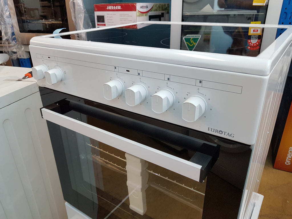 Eurotag 60cm Freestanding Electric Oven + Ceramic Cooktop Stove 70 Ways
