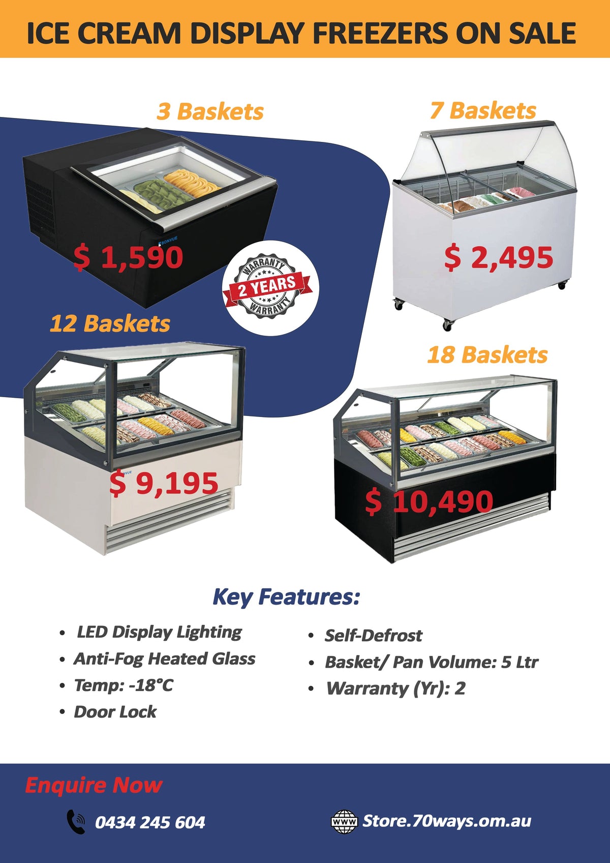 Ice Cream Display Freezers On Sale 70 Ways