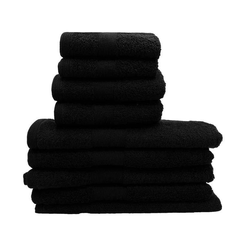 7PCS 100% Luxury Cotton Towel Set - Bath, Hand & Face Towels 70 Ways
