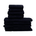 7PCS 100% Luxury Best Cotton Towel Set (Navy) 70 Ways