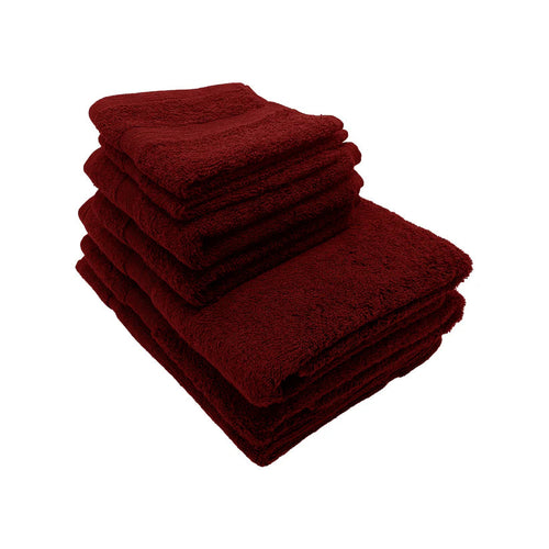 7PCS 100% Luxury Cotton Towel Set - Bath, Hand & Face Towels 70 Ways