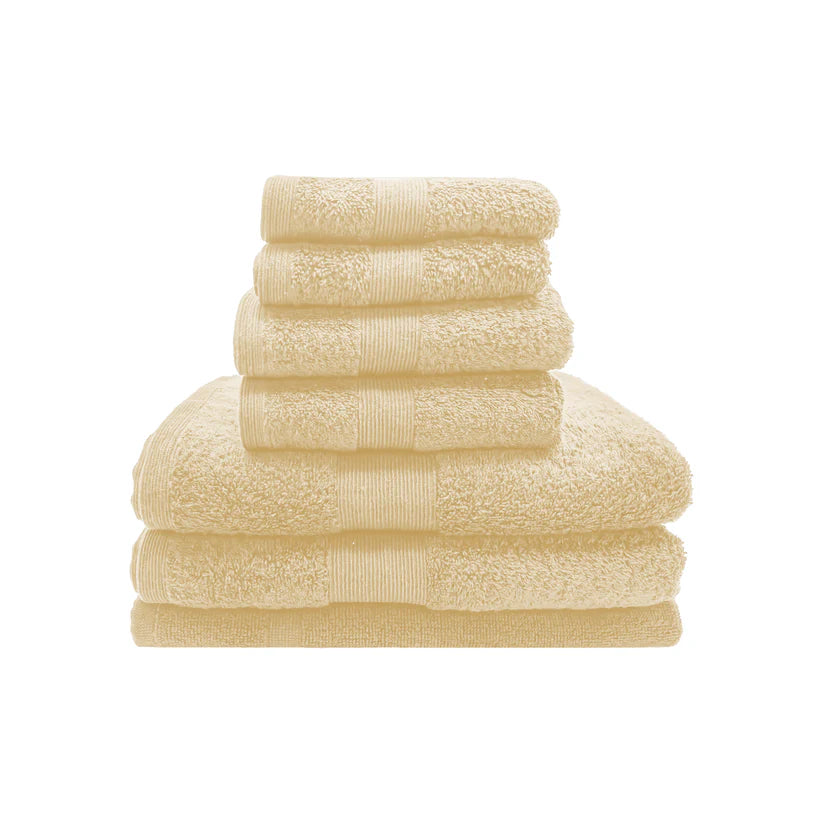7PCS 100% Luxury Cotton Towel Set - Bath, Hand & Face Towels 70 Ways
