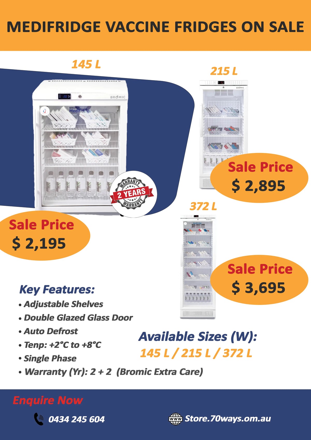 MediFridge Vaccine Fridge – Medical Refrigeration 70 Ways