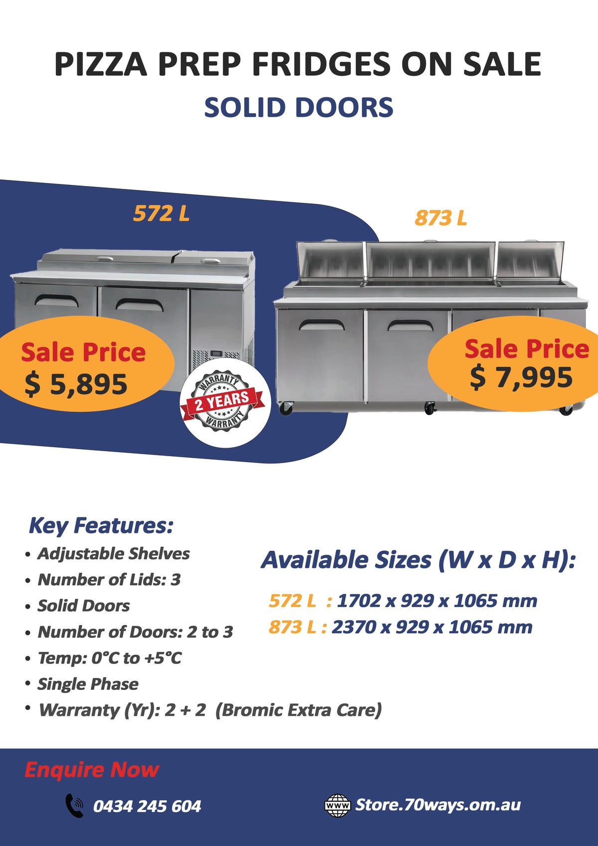 Pizza Prep Fridges on Sale 70 Ways
