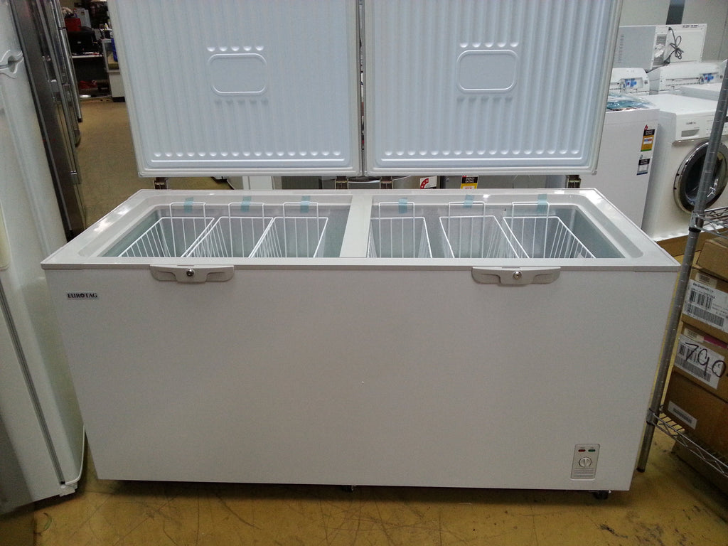 EUROTAG 610LT COMMERCIAL WITH LOCKS CHEST FREEZER 70 Ways