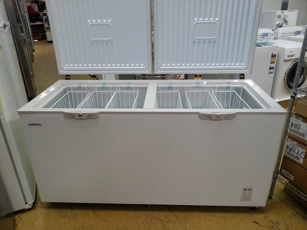 EUROTAG 610LT COMMERCIAL WITH LOCKS CHEST FREEZER 70 Ways
