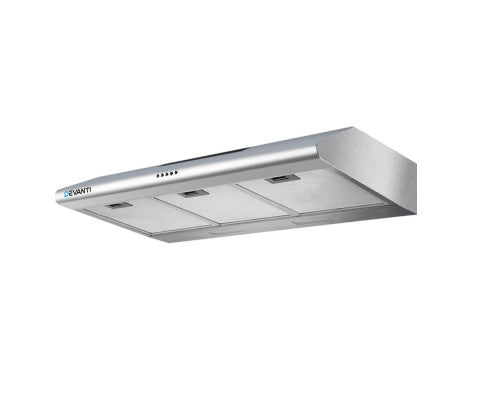 DEVANTI Fixed Range Hood Rangehood Stainless Steel Kitchen Canopy 60cm 600mm 70 Ways
