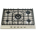 Stainless Steel Gas Cooktop + FFD & Cast Iron Trivets – 680mm – IGC70WOK-A 70 Ways