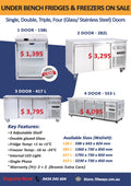 Under Bench Fridges & Freezers on Sale 70 Ways