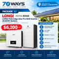 LONGi Potis Edge Aloe Pro 6kW Hybrid Inverter + 28.8kWh LFP Battery