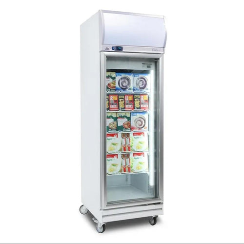 Bromic Upright Display Freezer – 444L – 1 Door – Flat Glass – Lightbox-Temp. Range: +2°C to +8°C 70 Ways