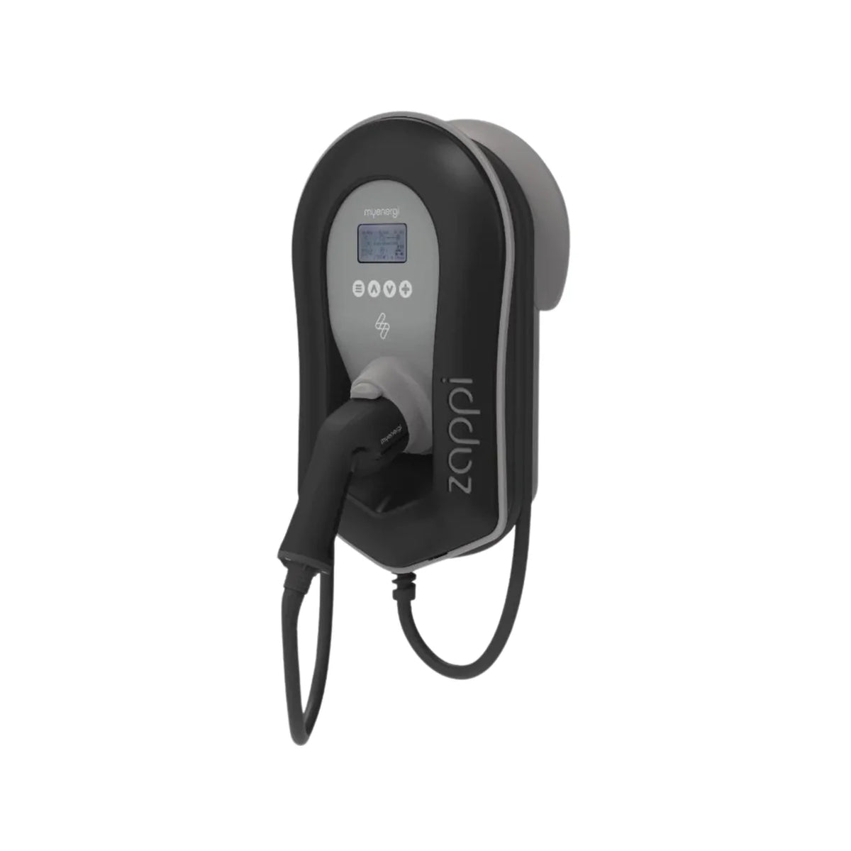 Zappi V2.1 Multiphase 7/22kW Tethered 6.5M-Cable BLACK with inbuilt WiFi/Ethernet w/3 CTs (ZAPPI-2H22TB-T)