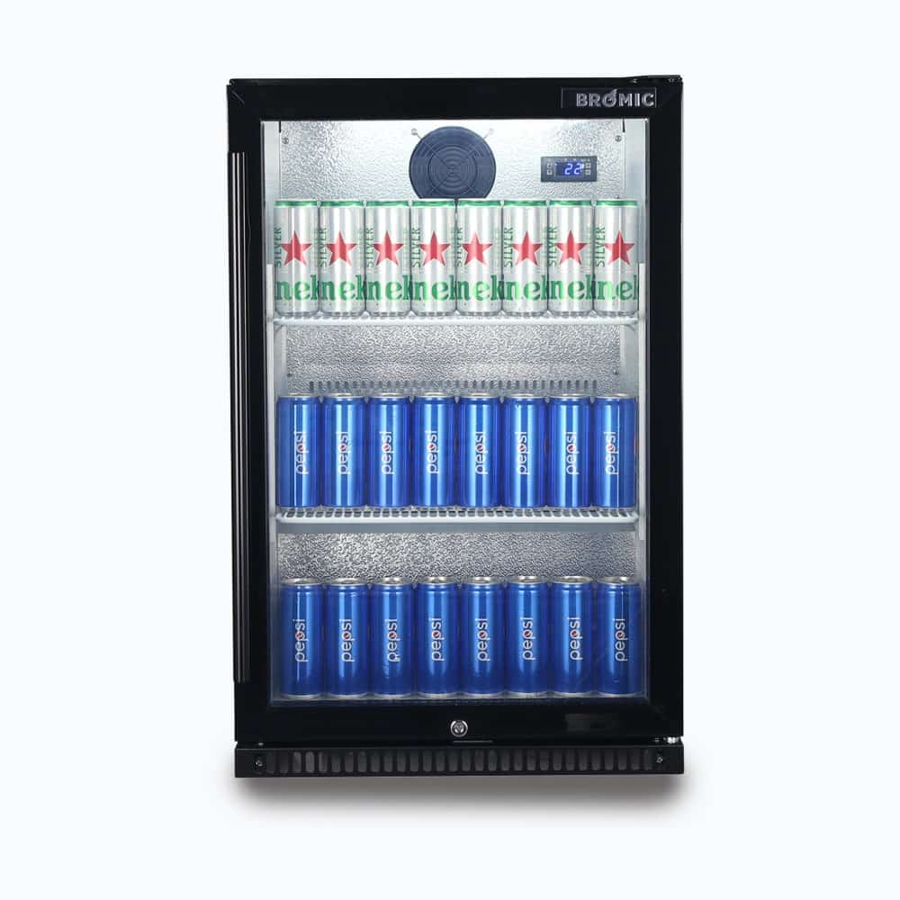 Back Bar Fridge – 118L – 1 Door – Hinged 70 Ways