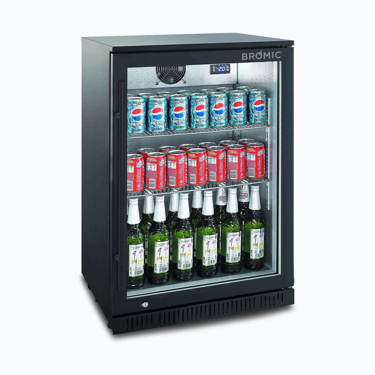 Back Bar Fridge – 118L – 1 Door – Hinged 70 Ways