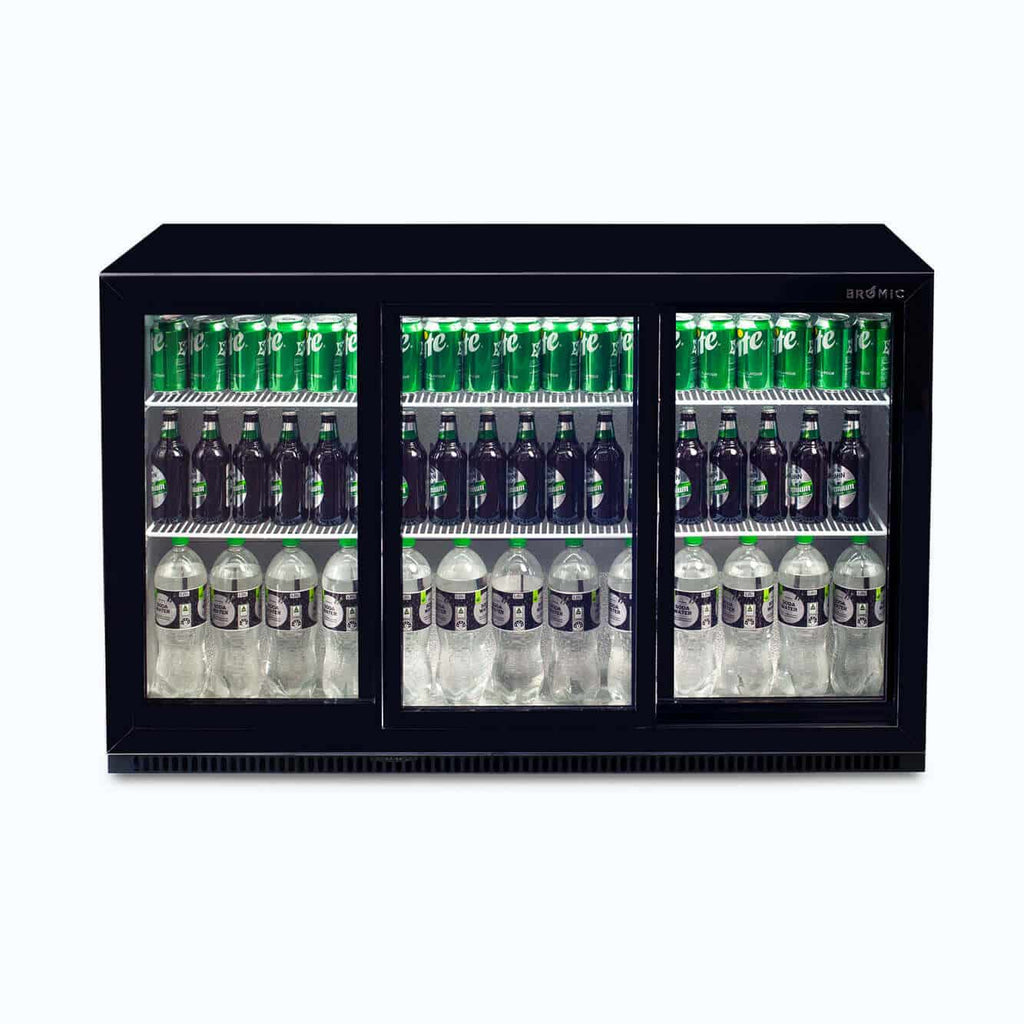 Back Bar Fridge – 307L – 3 Doors – Sliding(BB0330GD-NR) 70 Ways