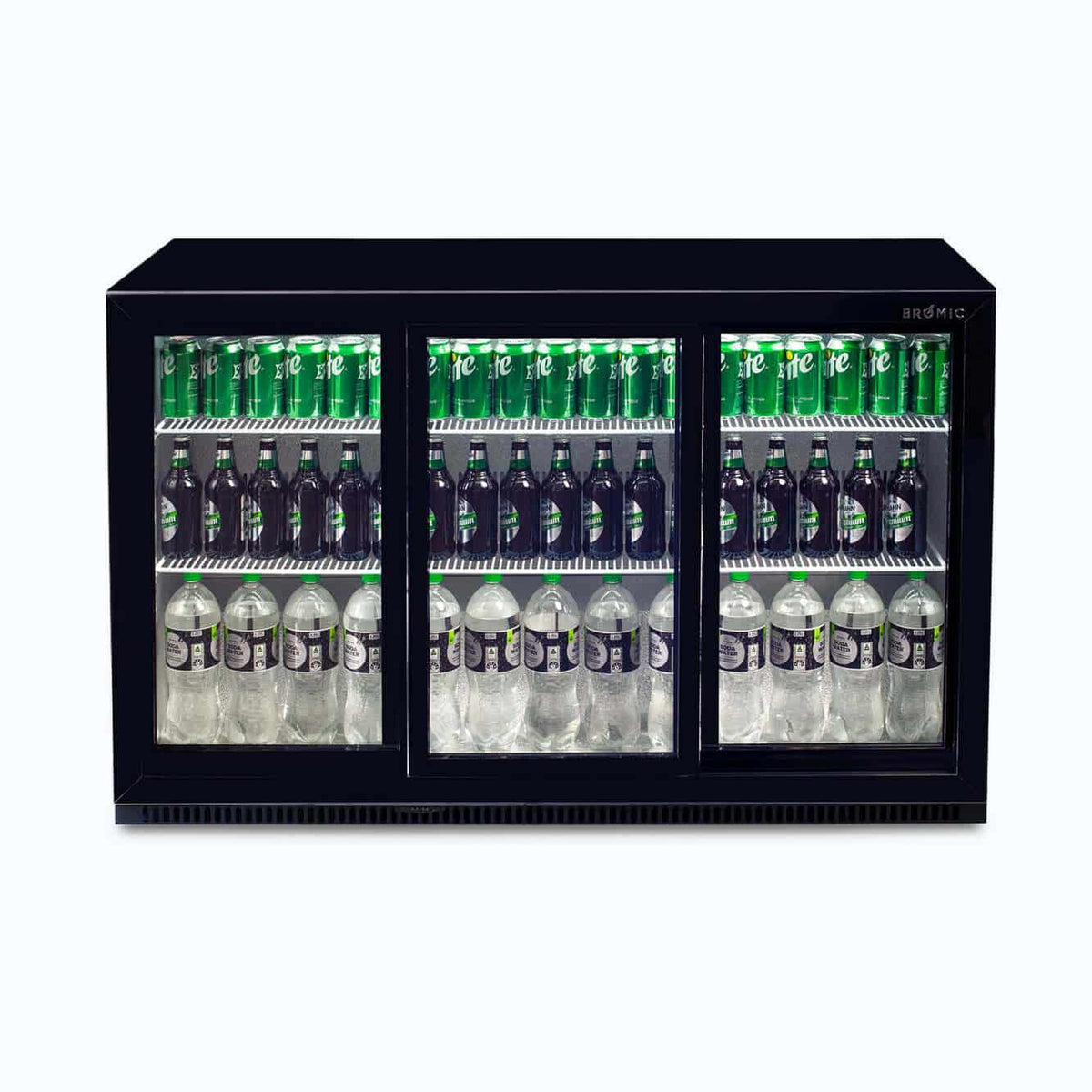 Back Bar Fridge – 307L – 3 Doors – Sliding(BB0330GD-NR) 70 Ways