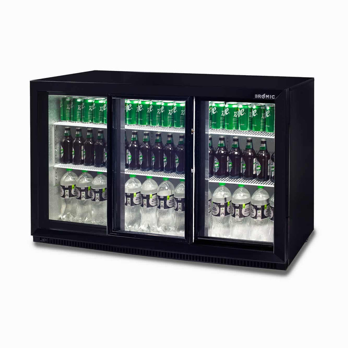 Back Bar Fridge – 307L – 3 Doors – Sliding(BB0330GD-NR) 70 Ways