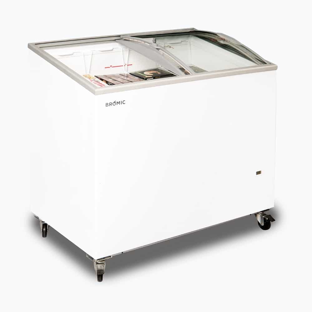 Display Chest Freezer – 264L – Curved Glass Top 70 Ways