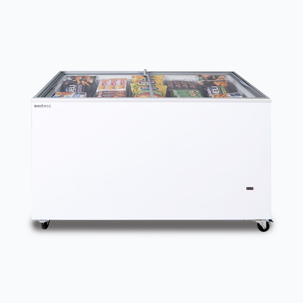 Display Chest Freezer – 401L – Flat Glass Top 70 Ways
