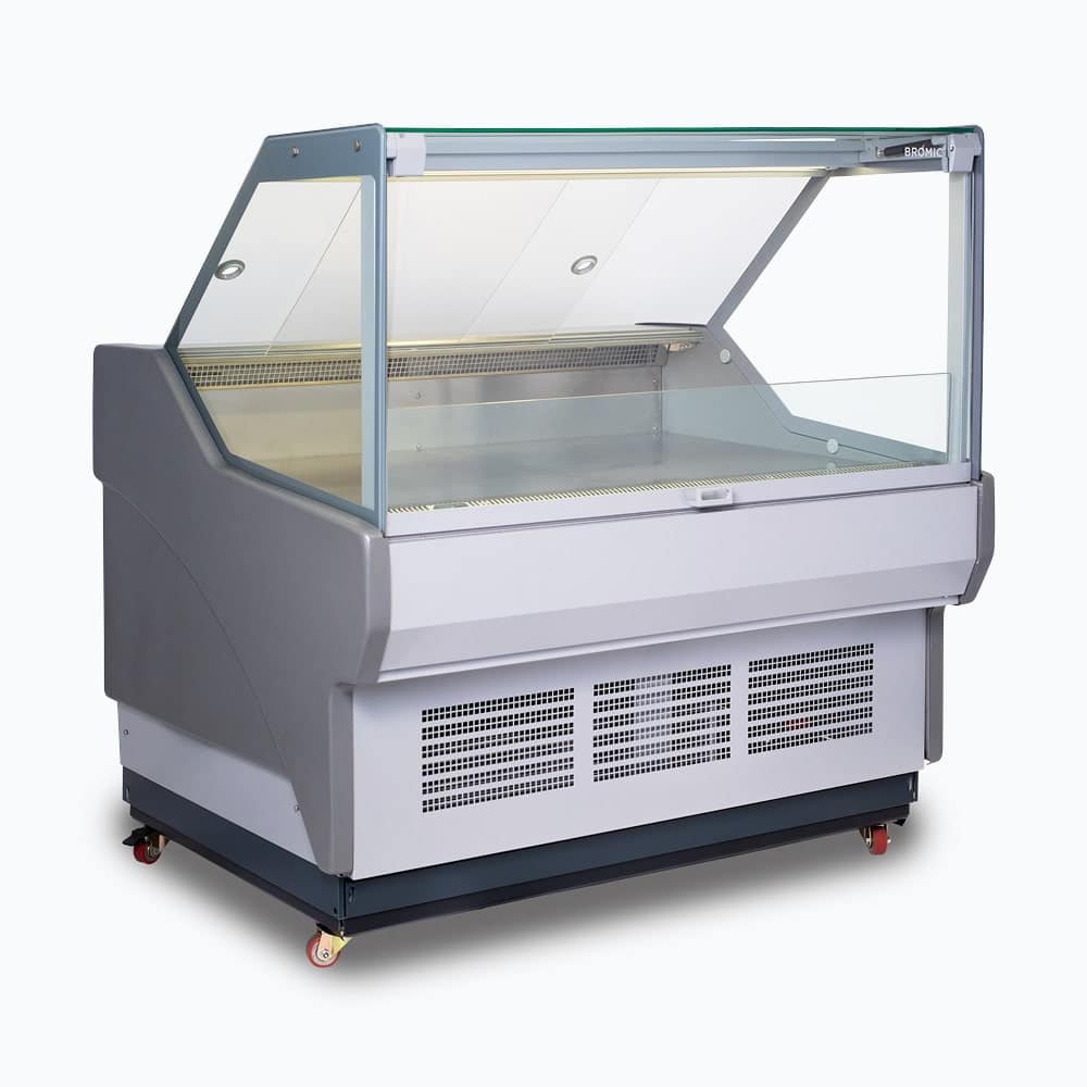 Square Glass Deli Display – 1330mm 70 Ways